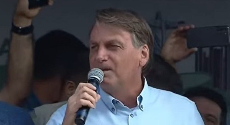 Bolsonaro em evento em Jataí (GO)