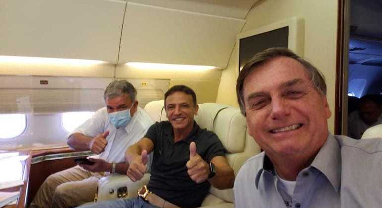 Bolsonaro fez voo para o Acre ao lado de senador do Estado Marcio Bittar (MDB)