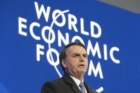 Resultado de imagem para Bolsonaro diz em Davos que o Brasil,