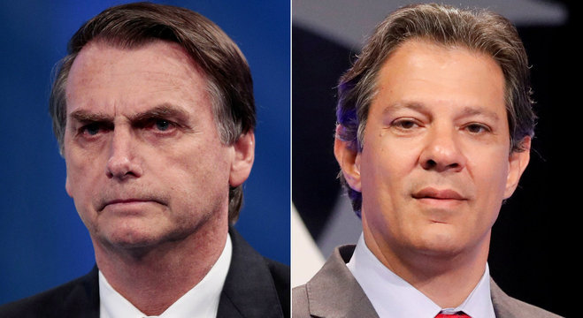 Jair Bolsonaro e Fernando Haddad repudiam violência na campanha