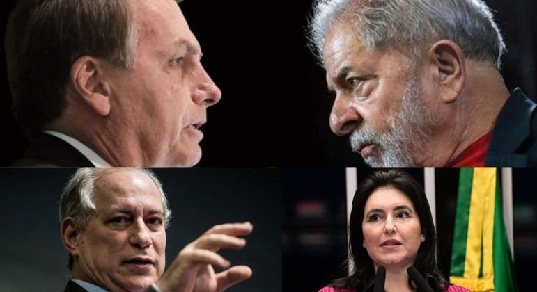 Bolsonaro, Lula, Ciro e Tebet