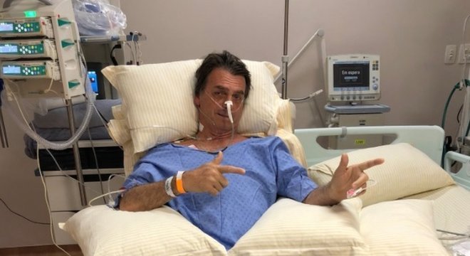Bolsonaro no hospital