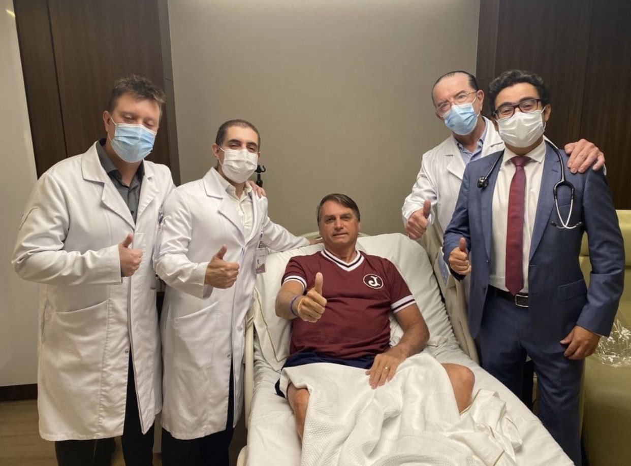 Bolsonaro recebe alta do hospital nesta quarta-feira