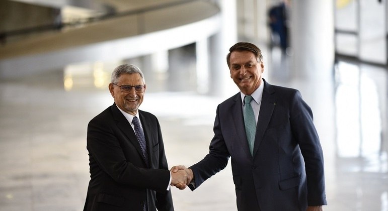 Bolsonaro recebe o presidente de Cabo Verde, Jorge Carlos Fonseca