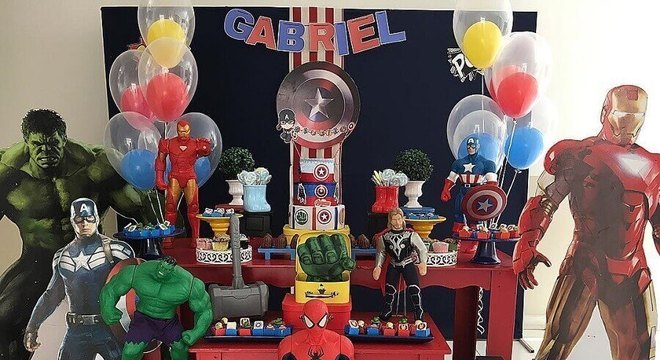 bonecos de super herois grandes para festa dos vingadores infantil 