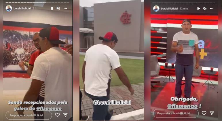 O Flamengo também 'deu uma moral' a Bill. A convite do clube, Bill e Gonzalez visitaram o Centro de Treinamento rubro-negro e participaram de uma transmissão do canal oficial flamenguista 