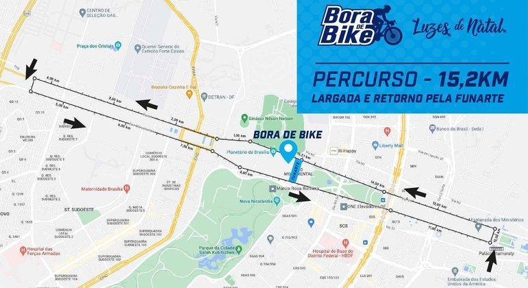 10ª edição do 'Bora de Bike' será realizada neste sábado no DF - Notícias -  R7 Brasília