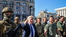 Boris Johnson faz visita surpresa a Kiev no Dia da Independência da Ucrânia