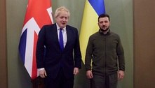 Primeiro-ministro britânico viaja para a Ucrânia e faz visita-surpresa ao presidente Zelenski