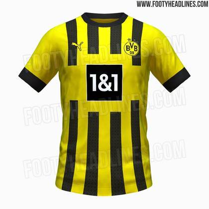 Borussia Dortmund: camisa 1 (vazada na internet) / fornecedora: Puma