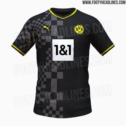 Borussia Dortmund: camisa 2 (vazada na internet) / fornecedora: Puma