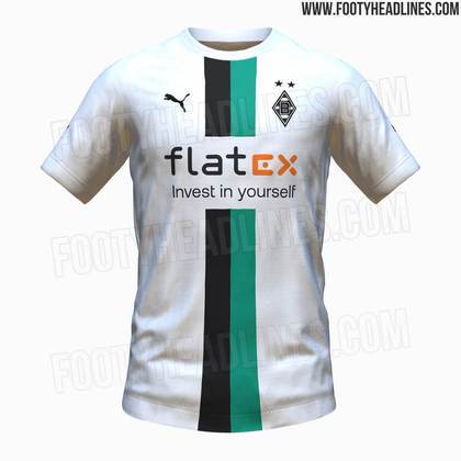 Borussia Monchengladbach: camisa 1 (vazada na internet) / fornecedora: Puma