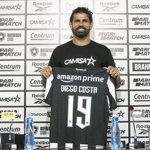 Diego Costa vestirá a camisa de número 19 no Botafogo