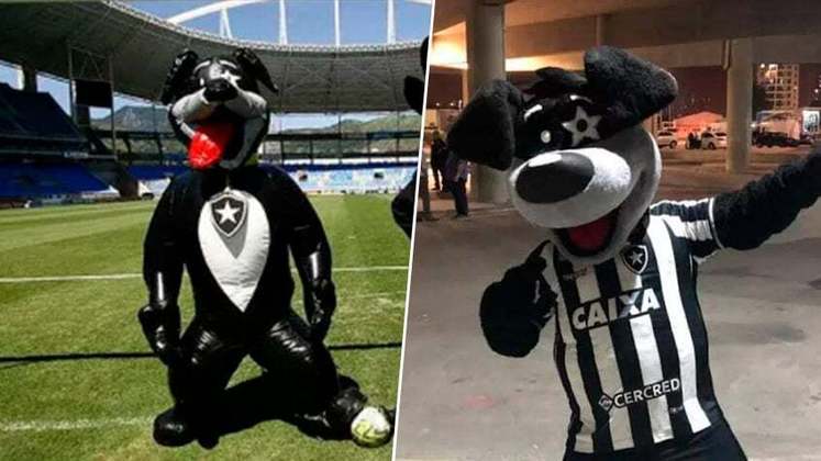 Botafogo - Biriba: uma nova versão do cãozinho, considerado o 'amuleto' do título carioca de 1948, foi lançada em 2022. No entanto, um áudio com diversas críticas ao novo desenho, de autoria atribuída a um torcedor do clube, fez com que o Glorioso lançasse uma nova versão do mascote. 