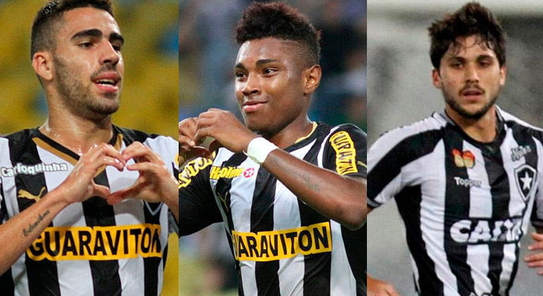 Botafogo - No Bota, destaques de Gabriel, volante do Corinthians, Igor Rabello, que defende o Atlético-MG e Vitinho, que hoje está no Flamengo. Escalação seria de Renan (sem clube); Doria (Santos Laguna), Igor Rabello (Atlético-MG) e Marcelo Benevenuto (Fortaleza); Gabriel (Corinthians), Jadson (Juventude), Matheus Fernandes (Palmeiras) e Cidinho (Béziers-FRA); Vitinho (Flamengo), Sassá (Cruzeiro) e Matheus Nascimento (Botafogo)