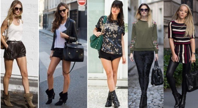 Look com short e bota hot sale cano curto