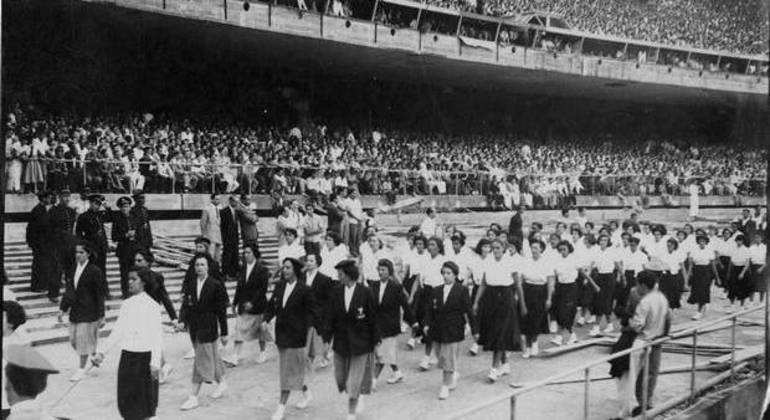 Brasil/50, antes do primeiro jogo no Maracanã