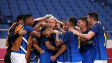 Favoritas caem, e Brasil pega Egito nas quartas do futebol masculino