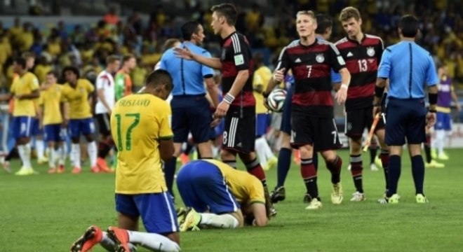 '7 a 1' da Alemanha na semifinal da Copa passada foi trágica para o Brasil