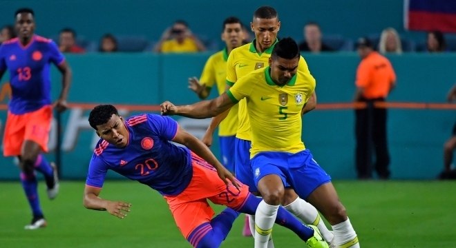 Neymar Marca No Retorno Mas Brasil So Empata Com A Colombia Esportes R7 Futebol