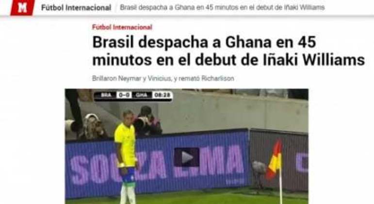 Brasil x Gana - Jornal "Marca"