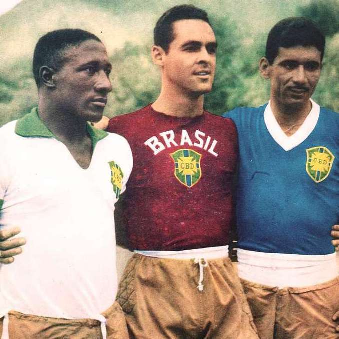 Djalma Santos, Gylmar e Nílton Santos, em 1962