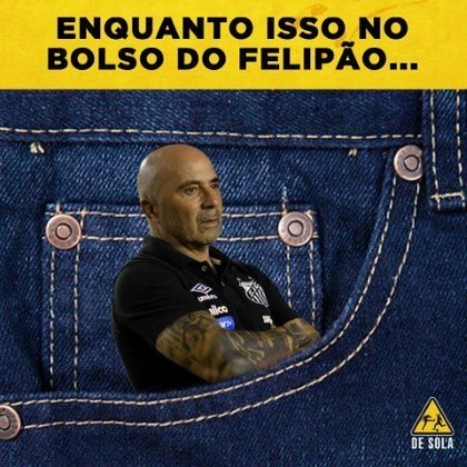 Brasileirão 2019 (18/05/2019): o Palmeiras de Felipão atropelou o time comandado por Jorge Sampaoli. Com os 4 a 0, os torcedores do Verdão tiraram onda nas redes sociais.