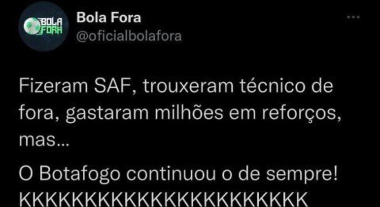 Brasileirão: Botafogo e John Textor sofrem com memes nas redes sociais.