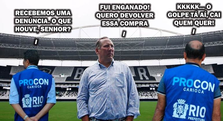 Brasileirão: Botafogo e John Textor sofrem com memes nas redes sociais.