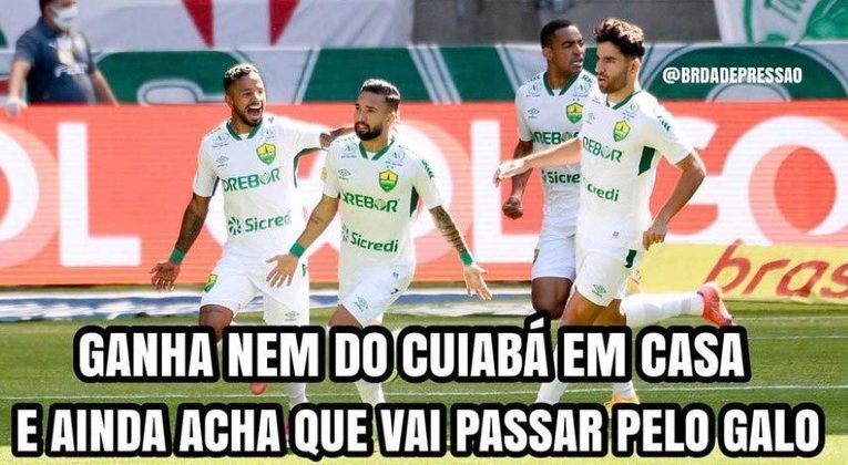 Brasileirão: derrota do Palmeiras para o Cuiabá rendeu diversos memes na web