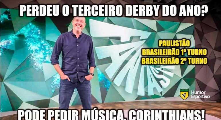 Torcedores compartilham memes sobre a derrota do Palmeiras no 1º jogo da  final