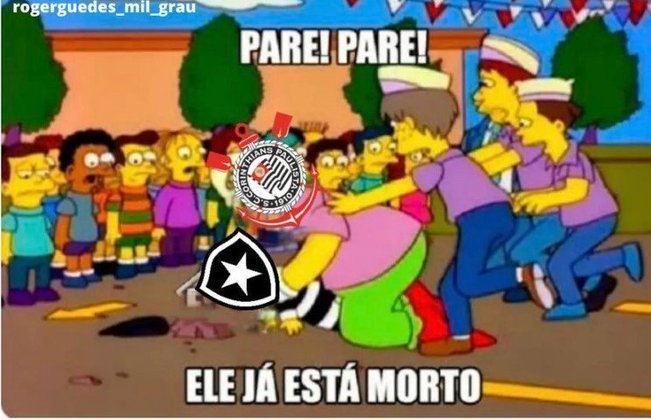 Brasileirão: os melhores memes de Botafogo 1 x 3 Corinthians