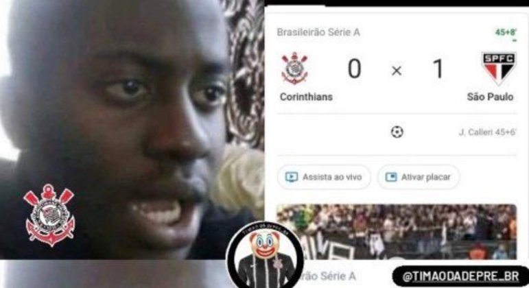 Teve provocação: torcedores de Corinthians e São Paulo fazem memes