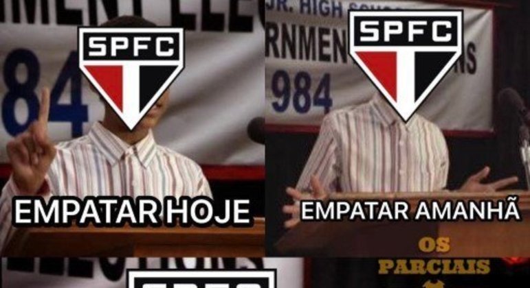 São Paulo Empate Clube? Torcedores fazem memes após novo empate do