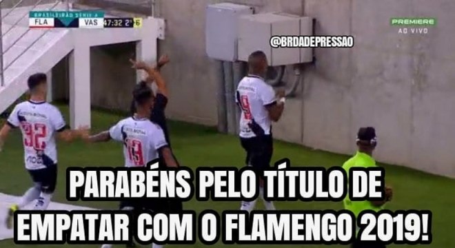 Brasileirão: os memes de Flamengo 4 x 4 Vasco da Gama