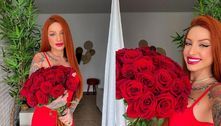 Brenda Paixão ganha flores e manda suposta indireta a Matheus Sampaio