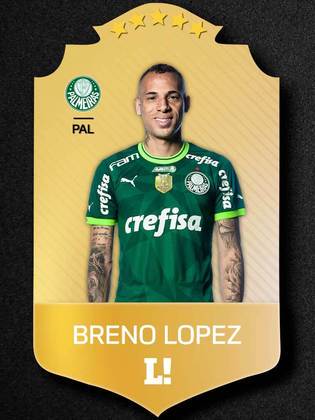 Breno Lopes - 7,0 - O atacante marcou o gol que abriu o placar para o Palmeiras