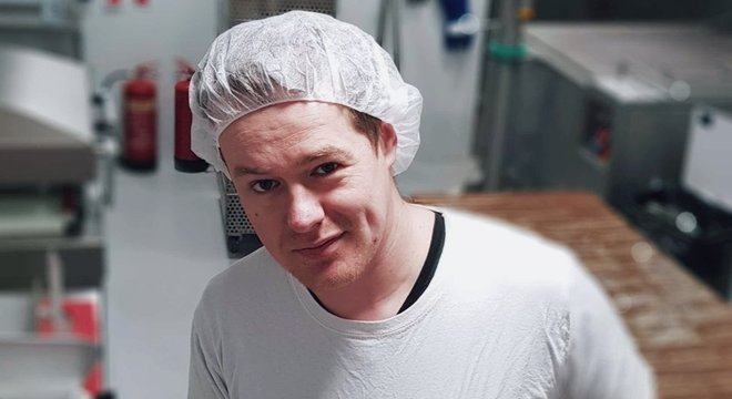 Brian Kavanagh é um açougueiro vegano da Sgaia's Vegan Meats