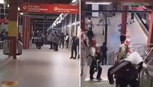 Três pessoas são presas durante briga entre torcedores do São Paulo e Vasco em estação de metrô