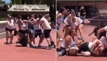 Famílias brigam em parque da Disney e trocam socos por causa de lugar para tirar foto 