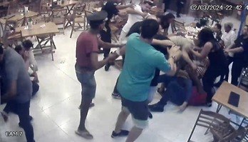 Briga generalizada termina em morte de PM de Goiás em bar do Entorno
 (Material cedido à RECORD - 02/03/2024)