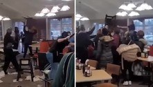 Clientes iniciam briga intensa em restaurante após bifes acabarem