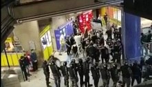 Torcedores do Corinthians e seguranças se envolvem em briga em estação do metrô em SP
