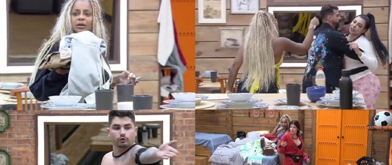 Gritos, sujeira e bagunça: convivência acirra os ânimos e provoca primeiras tretas em A Fazenda 15 (Reprodução/ Record TV)