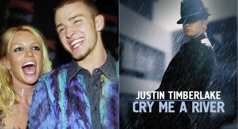 Cry Me A River - Justin TimberlakeJá considerado um clássico da música pop, o hit aborda o rompimento conturbado do cantor com Britney Spears. Timberlake canta sobre os erros da ex, que já sabia e não pretende perdoar, e pede para ela 