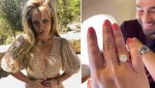 Britney Spears mostra anel de noivado em vídeo nas redes sociais