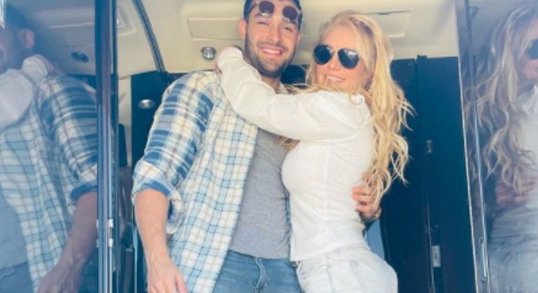 Britney Spears e o noivo, Sam Asghari