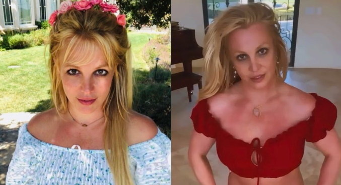 Pela primeira vez em 13 anos, Britney tomou uma taça de vinho
