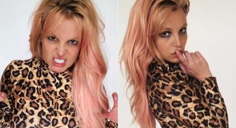 Britney Spears  surpreendeu a web com seu visual diferentão