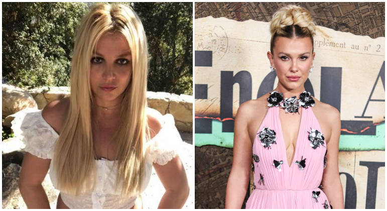 Britney se envolveu em polêmica com estrela de 'Stranger Things'